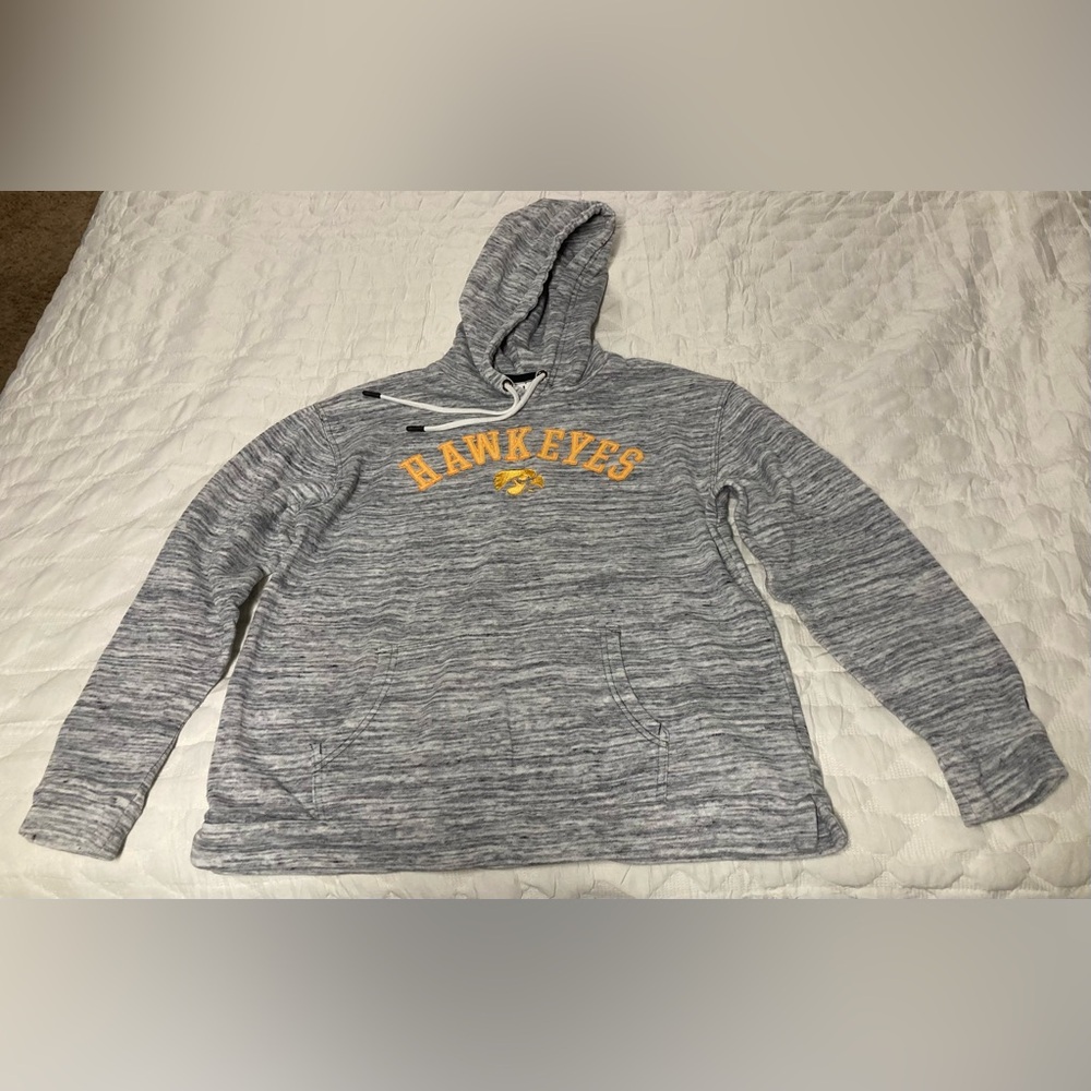 Champion Women’s Iowa Hawkeyes Hooded Sweater with Yellow Accents